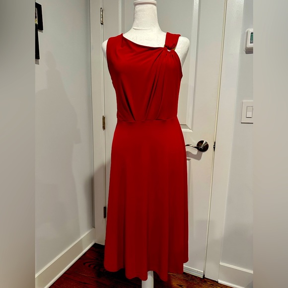 DKNY Women Midi Dresses Regular fit in Red - S main image 1